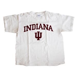 Indiana University White Short Sleeve T-Shirt Youth M